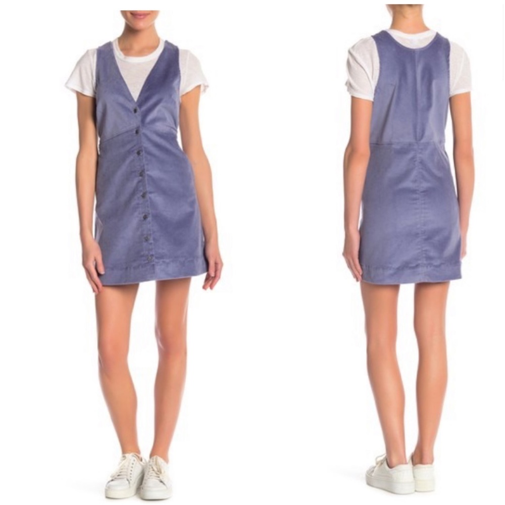 Free People Rolling Thunder Corduroy Mini Dress